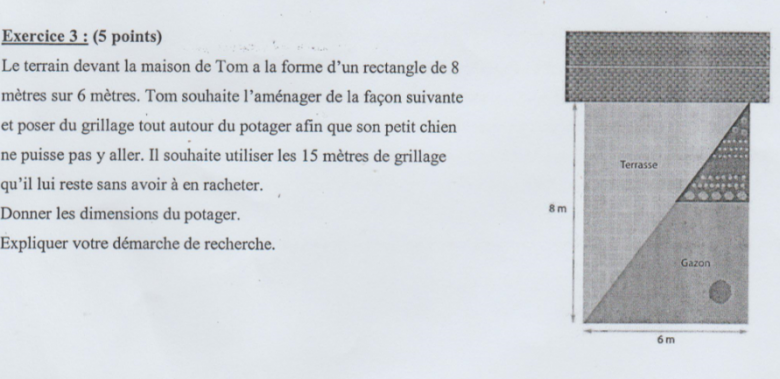 dimensions du potager 