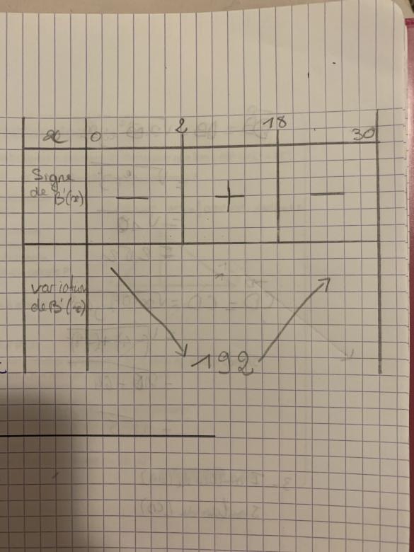 DM de Maths sur les d�riv�s