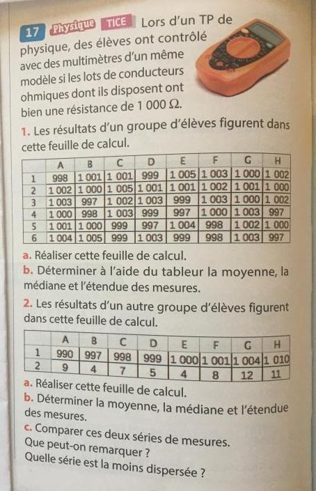 Représentation et gestions des données