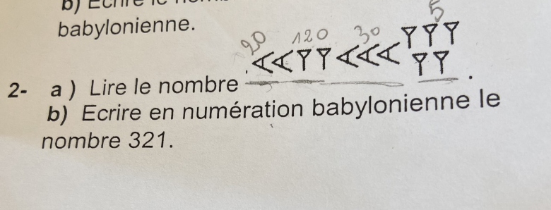 Numration Babylonienne 