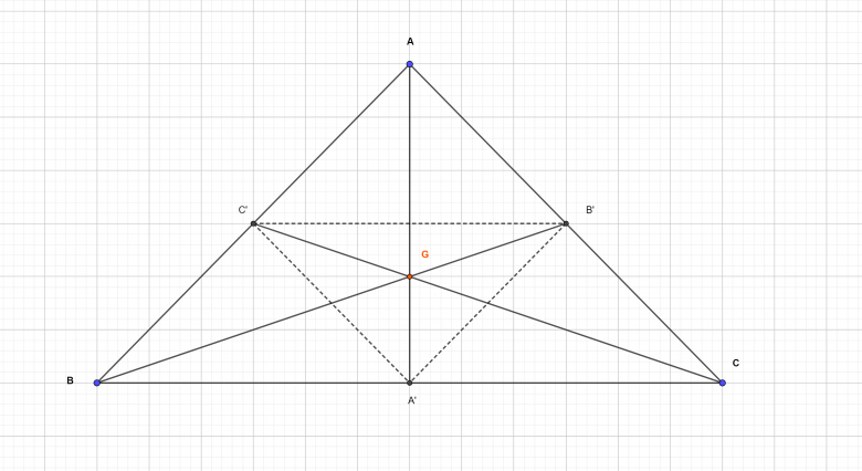 Dterminer si deux triangles on le mme centre de gravite 