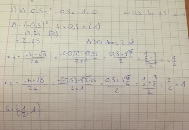 Fonction polynome 2nd degr�s