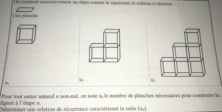 Déterminer une relation de récurrence