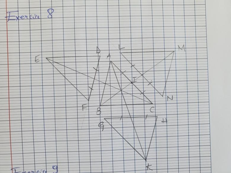 Triangle - Question sur les symétriques