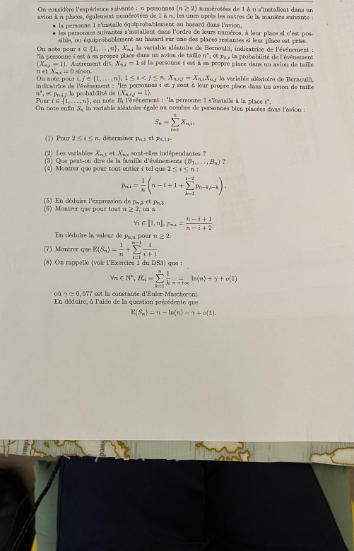 Bloqué en proba 