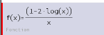 fonction avec logarithme et exponentielle