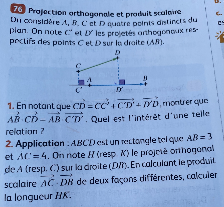 Produit Scalaire