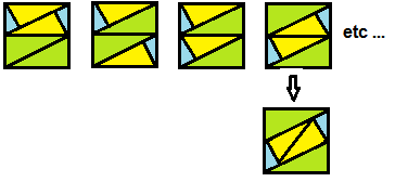 Triangles semblables en carr