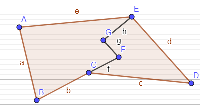 Couper un polygone en deux