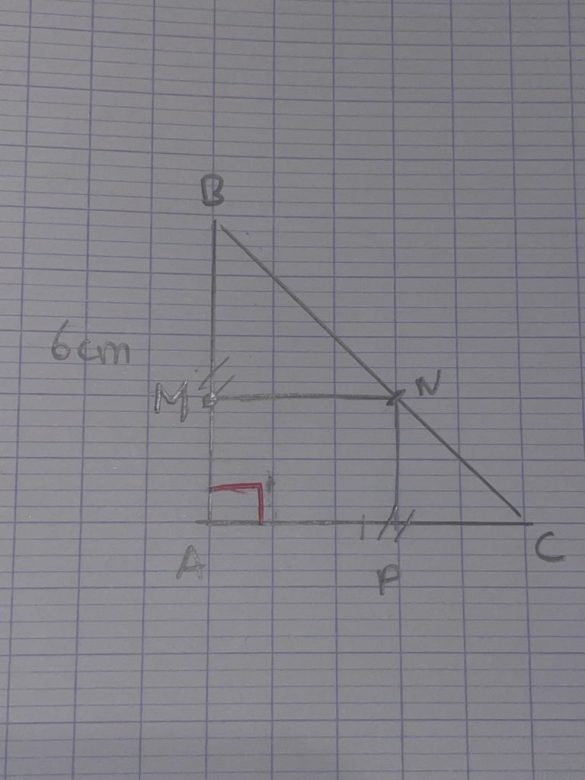 Un rectangle dans un triangle 