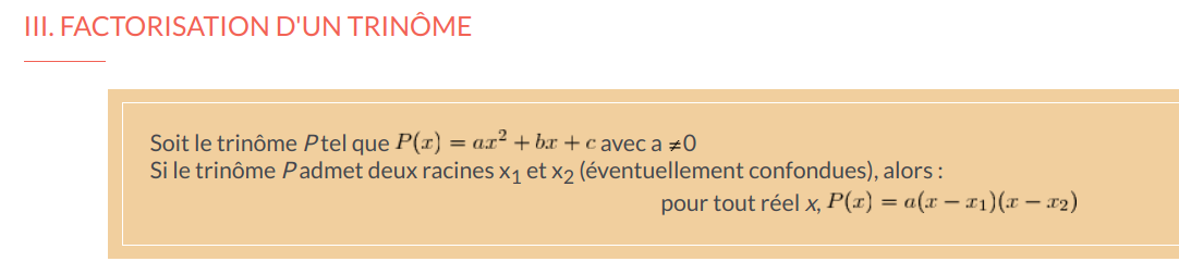 Fonctions polynomes