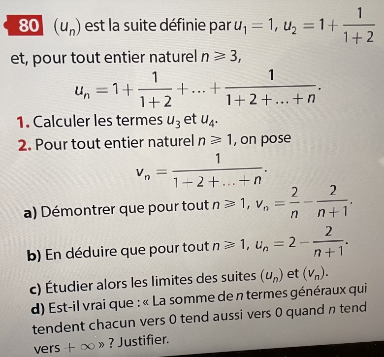 Suite numérique complexe