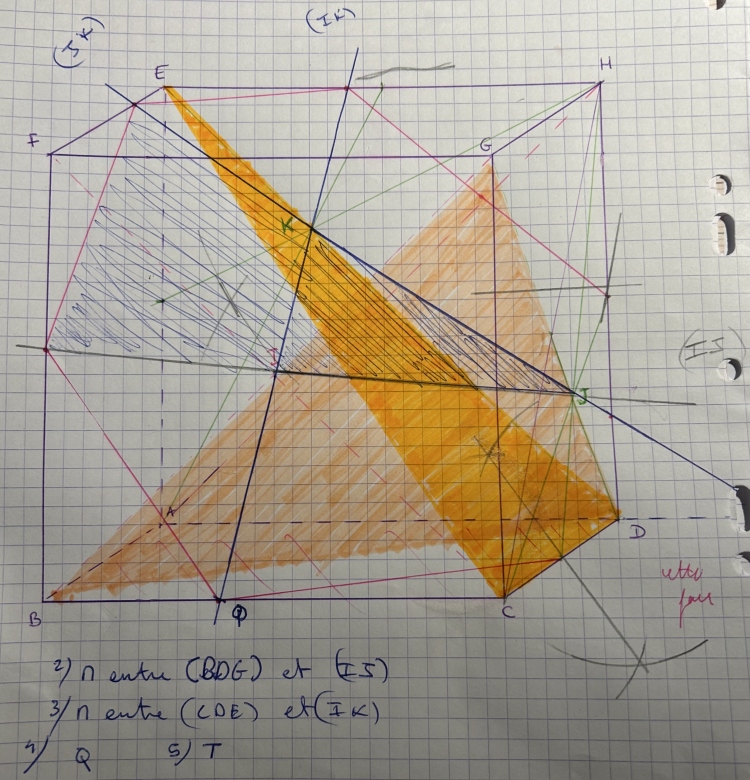 geometrie dans l\'espace vecteurs