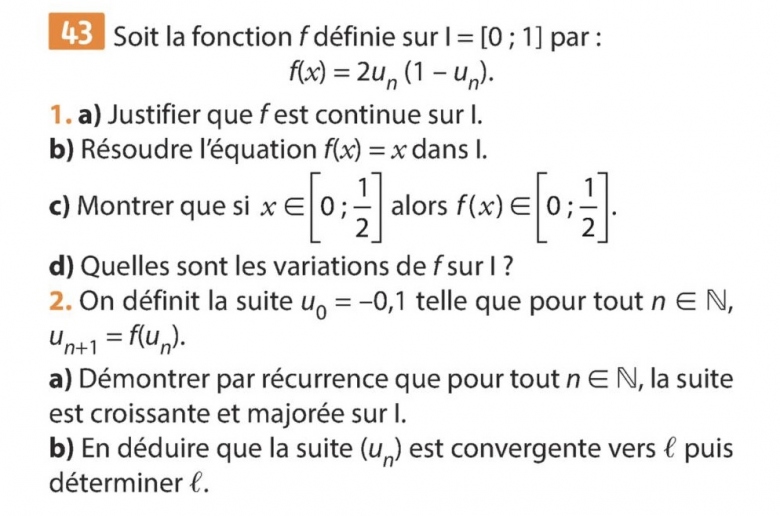 Suite / fonction 