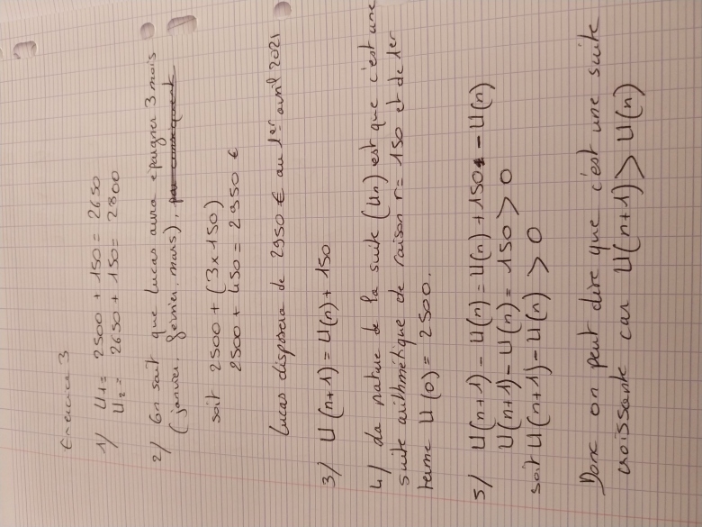 Algorithme/variations