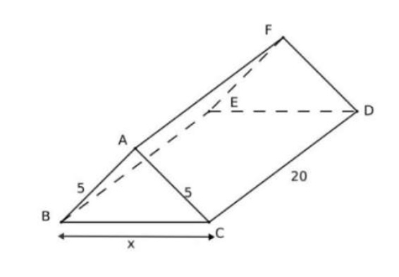 calcul d\'un volume de prisme