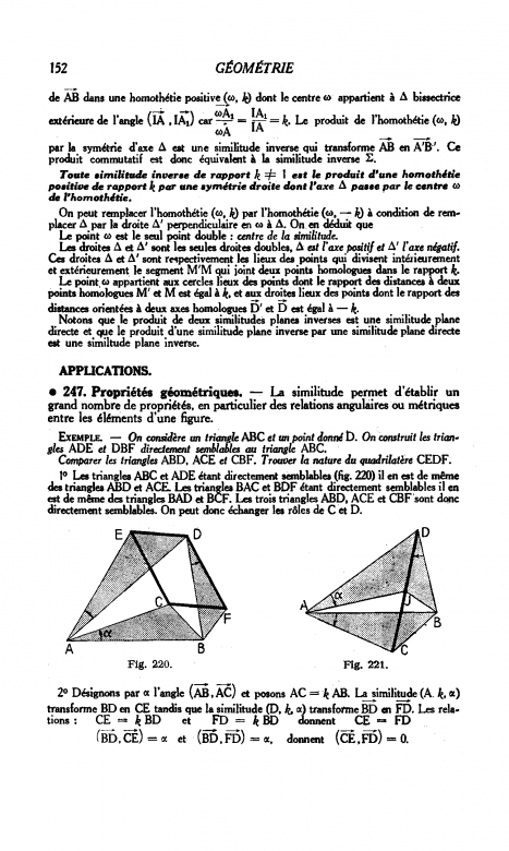 similitudes directes
