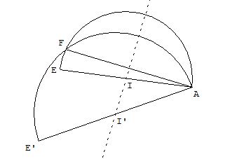 Rectangle et demi cercle.