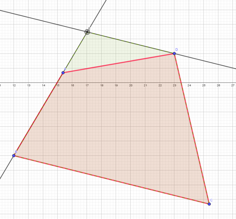 Trois moiti�s d\'un quadrilat�re