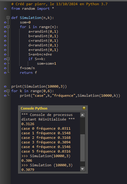Sch�ma de Bernoulli 