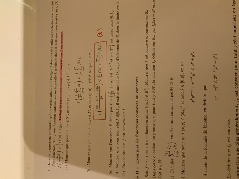 Hypothse affaiblie de convexit 