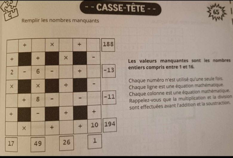 Casse tête