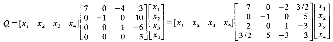 Forme quadratique dans R4