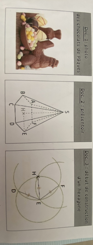 Observer, manipuler, représenter  et construire une pyramid