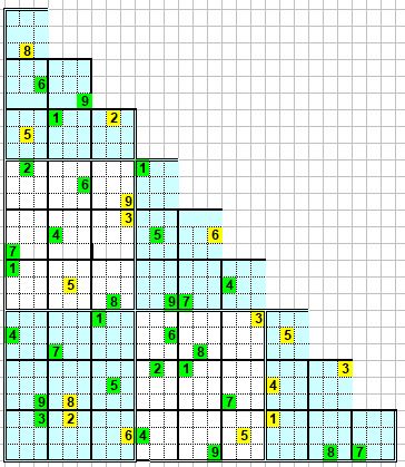 demi sudoku ou SUJIKEN