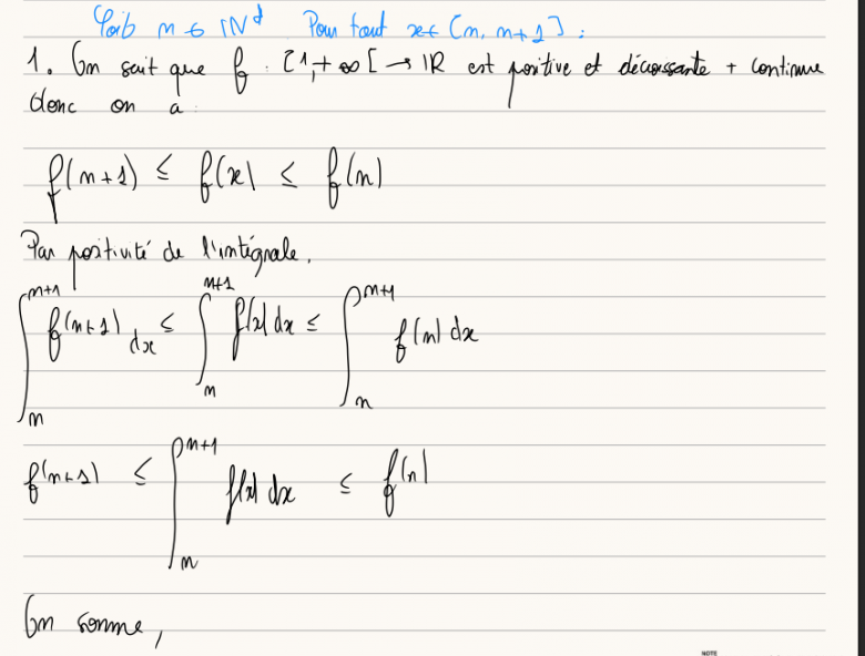 Valeur approch� d\'une s�rie