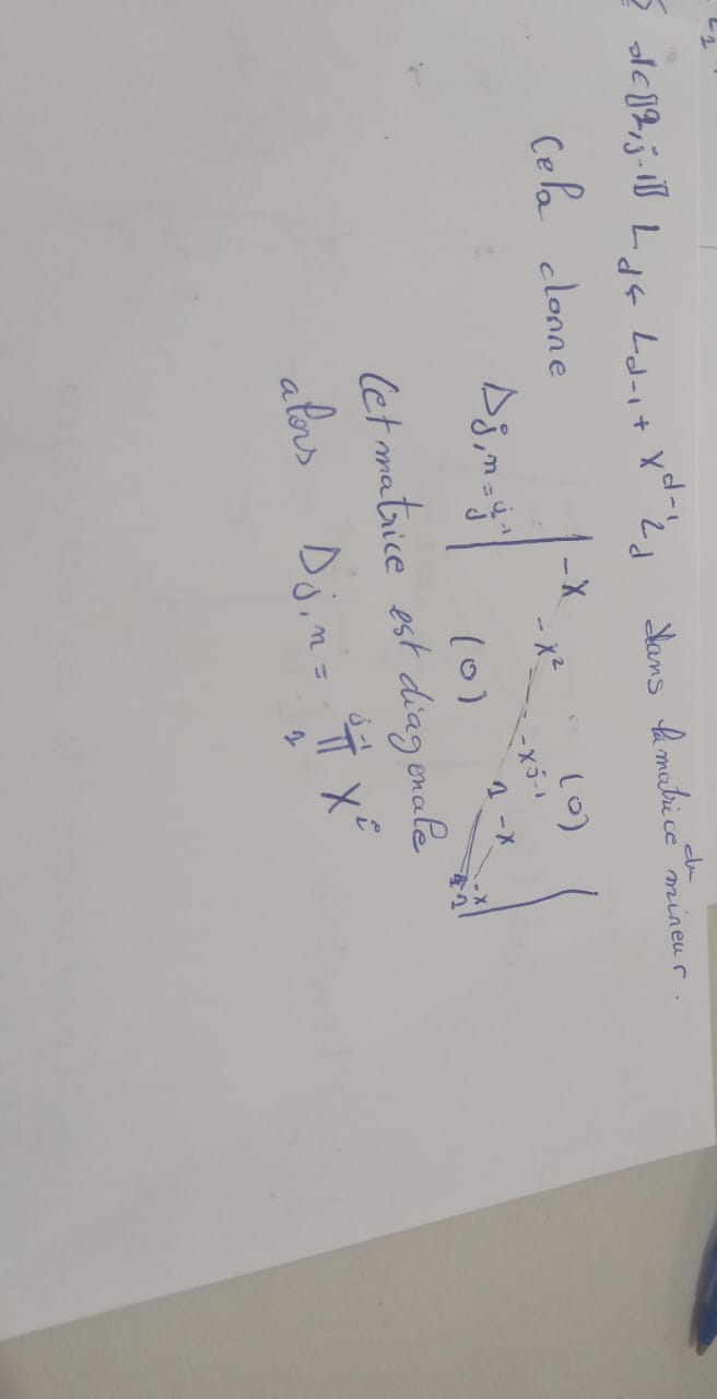 polynome caracteristique