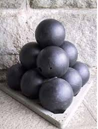 Empilement de balles de tennis base triangle