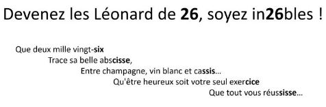 Bonne ann�e � tous