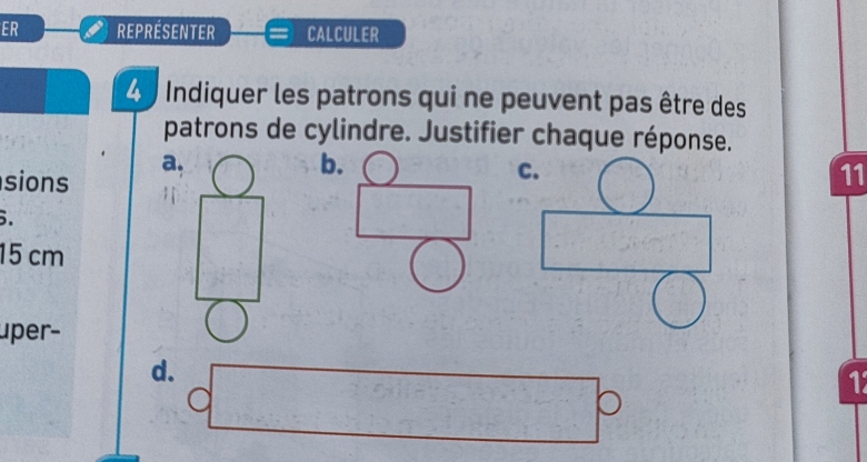 Patron de cylindre