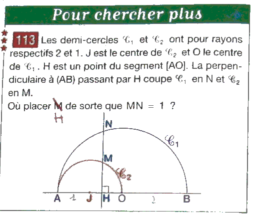 Probleme dans le chapitre {Equation et Inquation du 2nd degr}